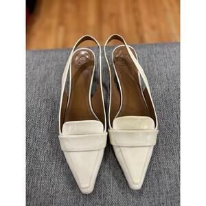 Tory Burch Sadie 30MM Slingback Patent Calf Leather Shoes 11